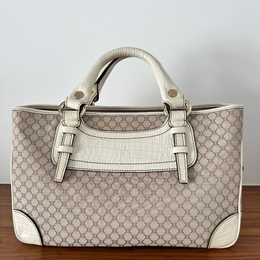 VINTAGE Celine Boogie Bag in Macadam